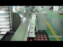 เครื่องจักรห่อหุ้มคุกกี้หั่นบาง ๆ เครื่องผลิตบิสกิต 100 กรัม