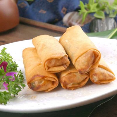 220V 50Hz Automatic Spring Roll Machine OEM Lumpia Rolling Machine